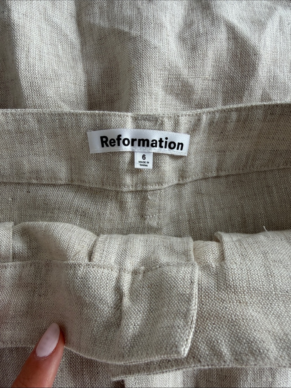 Reformation Tazz Maxi Linen skirt - Picture 3 of 4
